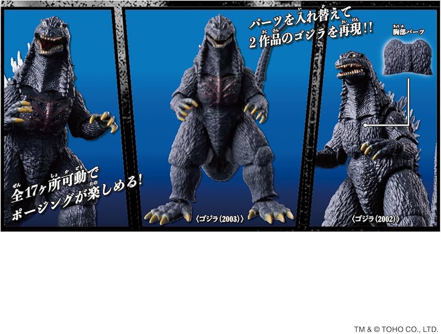 Amazon.co.jp: [バンダイ(BANDAI)] ゴジラアクションフィギュア ゴジラ